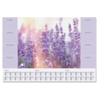 Sigel HO308 Schreibunterlage Fragrant Lavender 3-Jahres-Kalender Lila 30 Blatt,