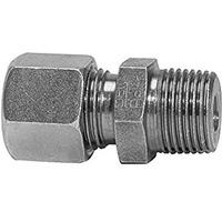 Riegler Gerade Einschraubverschraubung, R 1/4 a., Rohr- Ø6, Stahl