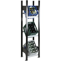 Schulte Lagertechnik SCHULTE Fachboden für Getränkekistenregal silber 75,0 x