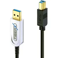 FIBERX Serie - USB 3.1 Glasfaser Kabel - USB-A