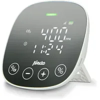 Alecto CO2-Messgerät mit NDIR-Sensor, und Luftfeuchtigkeitsmesser