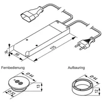 L&S HV-Funkschalterset 230 V 575 W