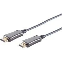 ShiverPeaks Optisches HDMI Kabel, 4K 60Hz, schwarz (40 m,