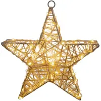 NÄVE Metallstern 25 x 25 cm beige