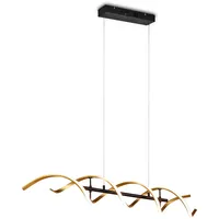 Trio LED-Pendelleuchte Sequence 1-flammig Goldfarbig 104,5 cm x 16