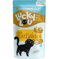 Lucky lou Katzen-Nassfutter Lifestage Adult Geflügel & Hirsch 125
