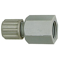 Riegler Gerade Aufschraubverschraubung G 3/8 i., für Schlauch 8/10