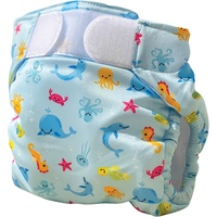 FREDS SWIM Nappy Schwimmwindel, wiederverwendbar, blau, Größe 2: 9-16