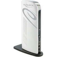 DeLock USB Dockingstation Dual HDMI Full-HD - LAN/Audio, 87771