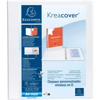 Exacompta 10x Ringbuch PP 19mm 4Ring 40mm D Rücken