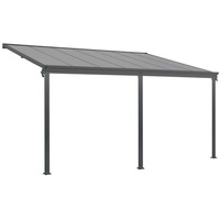Juskys Terrassendach Borneo 500 x 300 cm dunkelgrau