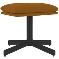VidaXL Fußhocker Braun 60x60x36 cm Samt
