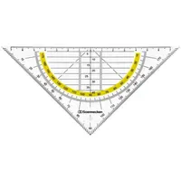 SOENNECKEN Geometriedreieck 1823 Kunststoff rauchgrau