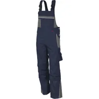 QUALITEX HIGH QUALITY WORKWEAR Latzhose PRO marine/grau, Größe: 98