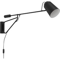 EGLO Wandleuchte Loreto 1, Schwarz