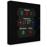 MDT Taster Smart 86 Farbdisplay Reinweiß glänzend, Taster BE-TAS86.02