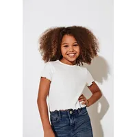 Only T-Shirt KONNELLA S/S O-NECK TOP weiß