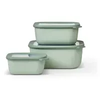 Mepal Cirqula rechteckig nordic sage 0,75 l 3-teilig
