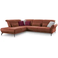 INOSIGN Ecksofa »Coco L-Form«, Sitztiefen-, Arm- und Kopfteilverstellung, Cord-Bezug,