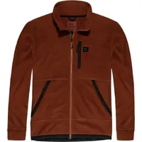 Vintage Industries Valerio, Fleece-Jacke - Dunkelrot - XL