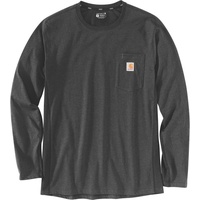 CARHARTT Force Flex Pocket Langarmshirt, - Carbon Heather -