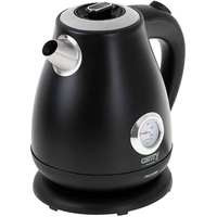 Camry CR 1344b Wasserkocher mit Thermometer, 2200W, 1.7L, Schwarz