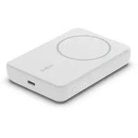 Belkin BOOST CHARGETM Magnetisches drahtlose Powerbank 5000mAh, Standfuß, weiß