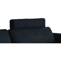 KAWOLA Kopfstütze MALTA Stoff schwarz