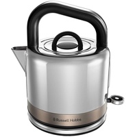 Russell Hobbs Wasserkocher Distinctions Titanium (Schnellkochfunktion, herausnehmbarer Kalkfilter, optimierte