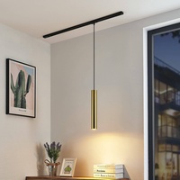 LINDBY - Linaro, Track Pendelleuchte H40 gold,