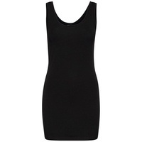 B.YOUNG Damen Pamilia lang Top, Schwarz | XS