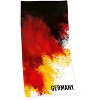 Herding Deutschland Velourstuch, 75 x 150 cm, 100% Baumwolle/Velours