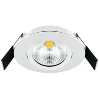 EVN LED Deckeneinbauleuchte Rund schwenkbar, 6W, 683lm, 3000K, weiß