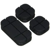 DeLock Kabelhalter Kombi Set 3 Stück schwarz