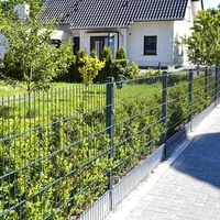 Home Deluxe Doppelstabmattenzaun 0,4 m x 30 m Anthrazit