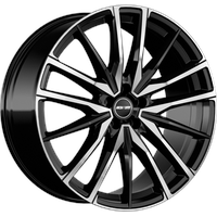 GMP Sparta 9.5x22 ET37 5x114,3 67,1, black diamond