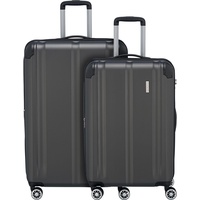 Travelite City 4-Rollen Kofferset Reisegepäck Reisekoffer mit erweiterbarem Volumen,