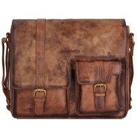 GREENLAND Nature Mascu & Line Umhängetasche Leder 30 cm