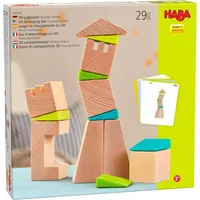 HABA 1306792001 - 3D-Legespiel Schiefe Türme,