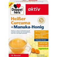 Doppelherz Aktiv Heißer Curcuma + Manuka-Honig Beutel 10 St.