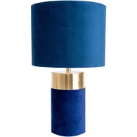NÄVE Tischleuchte Bordo blau 32 cm