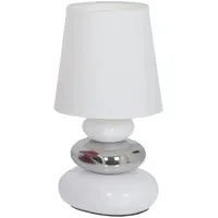 NÄVE Tischleuchte Stoney 31 cm Weiß