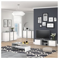 Vicco Kommode Novelli Highboard Anrichte Schrank 3 Türen Weiß