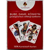 Spielköpfe Kunststoffkarten
