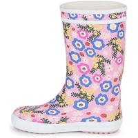 Aigle Lolly Pop Play2 Gummistiefel, Mehrfarbig Flower Power, 24