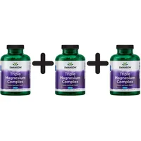 Swanson Triple Magnesium Complex 400 mg Kapseln 3 x