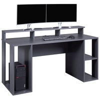 Interlink Computertisch MATCHPOINT Gaming Tisch Graphit Grau von Interlink