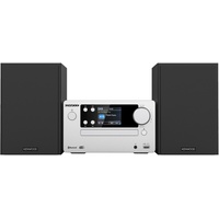 Kenwood M-725DAB-S Frosted aluminium Stereoanlage,