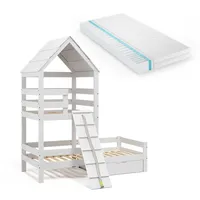 VitaliSpa Kinderbett Teddy (90 x 200 cm mit Matratze