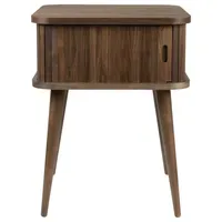 ZUIVER Barbier Braun Walnuss 45 x 45 cm